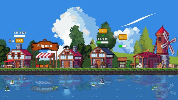 Incremental Town RPG gameplay screenshot