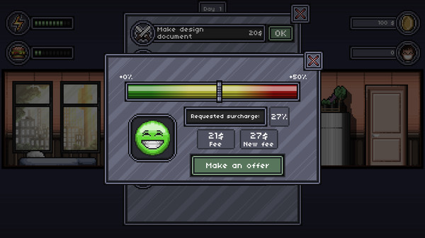 Indie Dev Simulator gameplay screenshot