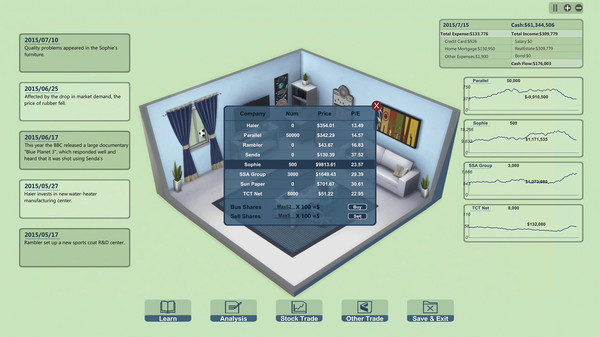 Individual Investor Tycoon gameplay screenshot