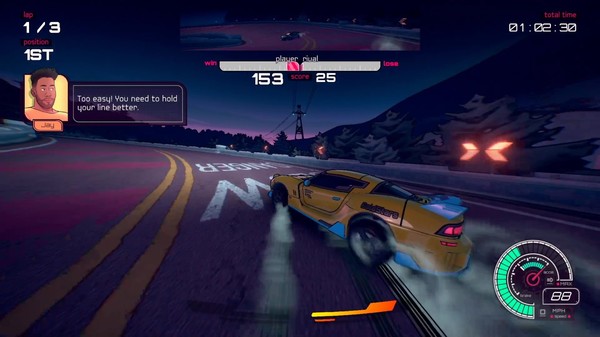 Inertial Drift gameplay screenshot