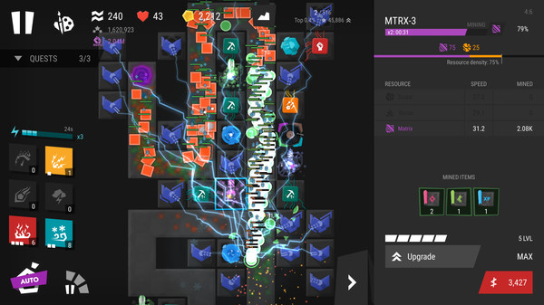 Infinitode 2 - Infinite Tower Defense gameplay screenshot