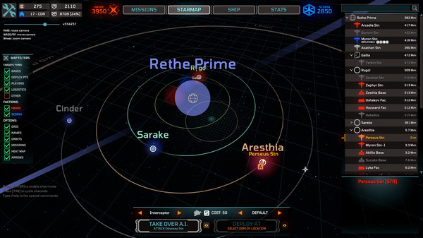 Infinity: Battlescape gameplay screenshot