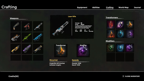 INSPIRE gameplay screenshot