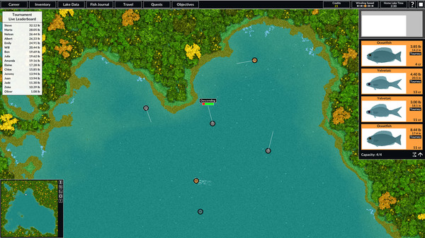Intergalactic Fishing gameplay screenshot