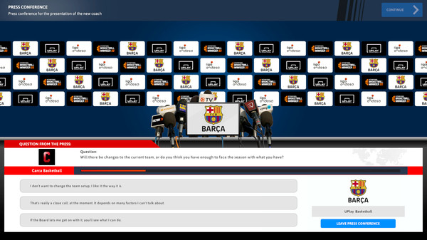International Basketball Manager 22 gameplay screenshot