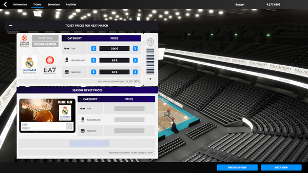 International Basketball Manager 23 gameplay screenshot