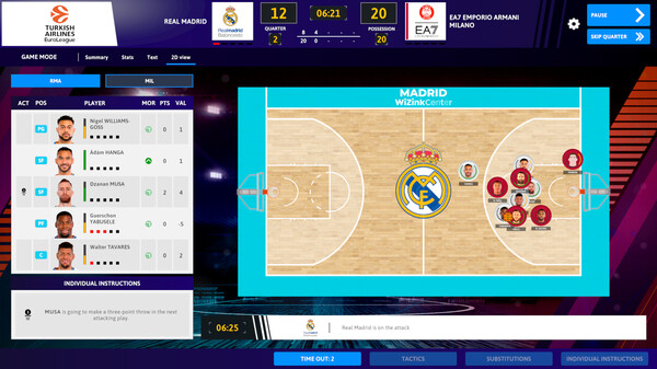 International Basketball Manager 23 gameplay screenshot