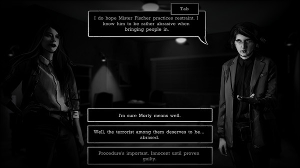 Interrogation: You will be deceived gameplay screenshot