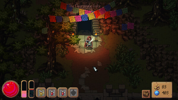 Into the Necrovale gameplay screenshot
