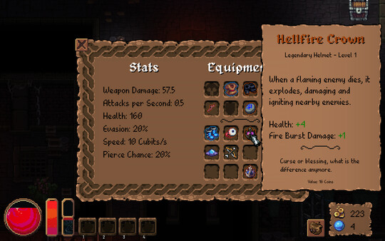 Into the Necrovale gameplay screenshot