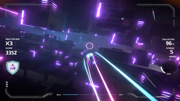 Invector: Rhythm Galaxy gameplay screenshot
