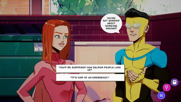 Invincible Presents: Atom Eve gameplay screenshot