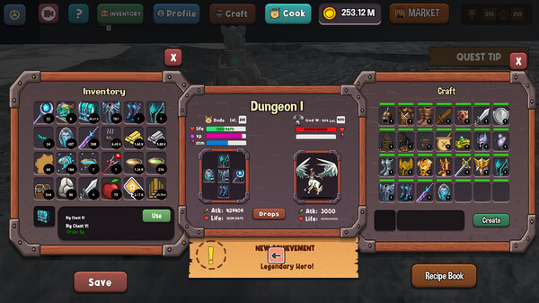 Island Idle RPG gameplay screenshot