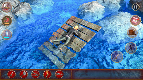 Island Raft Survival 2021: Ocean Escape gameplay screenshot
