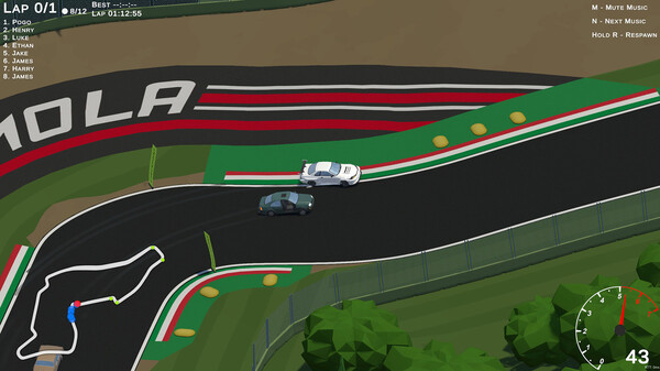 Iso Racer gameplay screenshot