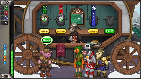 Jacksmith: Weapons and Warriors gameplay screenshot