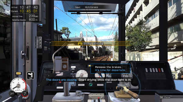 Japanese Rail Sim: Journey to Kyoto gameplay screenshot