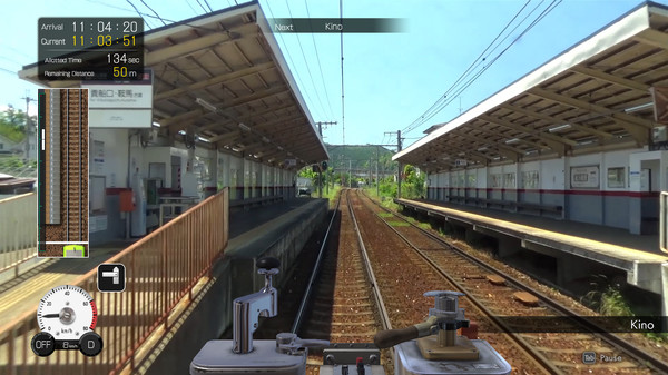 Japanese Rail Sim: Journey to Kyoto gameplay screenshot
