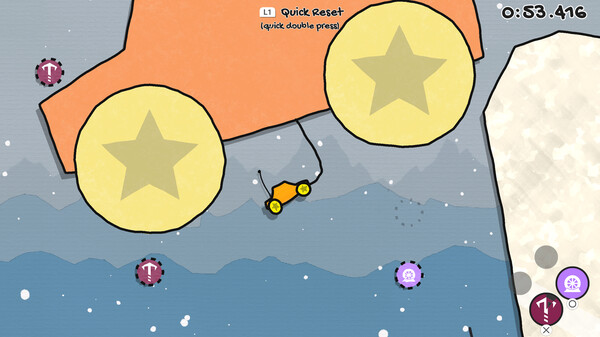 JellyCar Worlds gameplay screenshot
