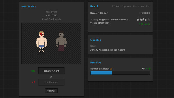 Journey of Wrestling gameplay screenshot