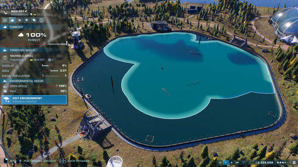 Jurassic World Evolution 2 gameplay screenshot