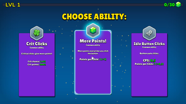 Just Click The Button gameplay screenshot