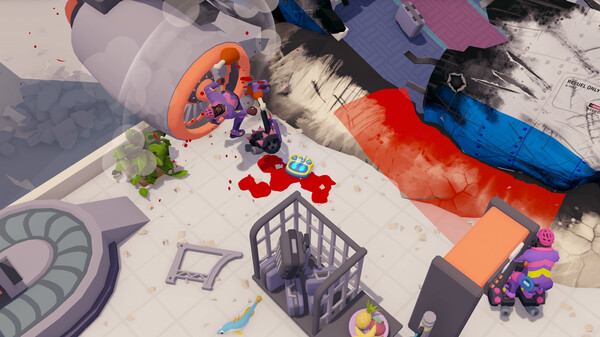 JUSTICE SUCKS: Tactical Vacuum Action gameplay screenshot