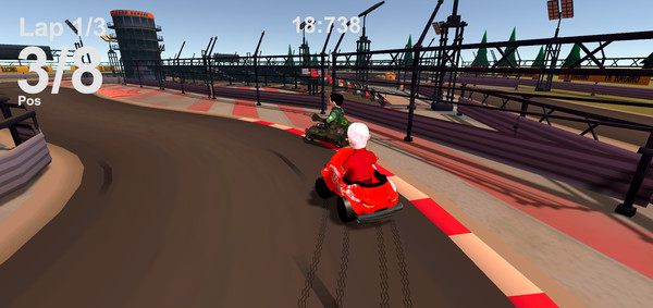 Kandidatos Kart gameplay screenshot