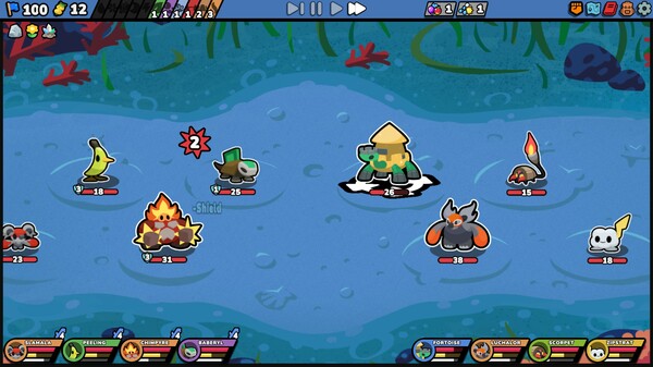 Kādomon: Hyper Auto Battlers Prologue gameplay screenshot