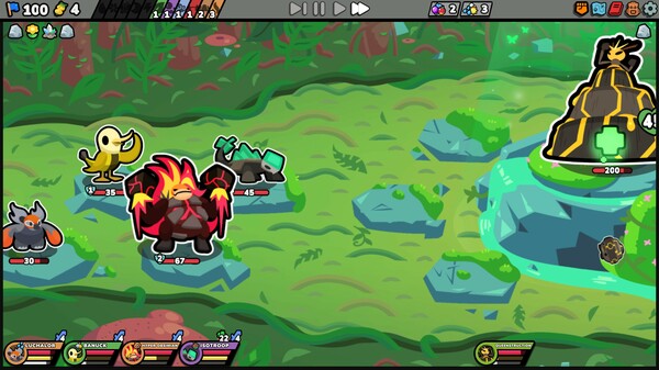 Kādomon: Hyper Auto Battlers Prologue gameplay screenshot