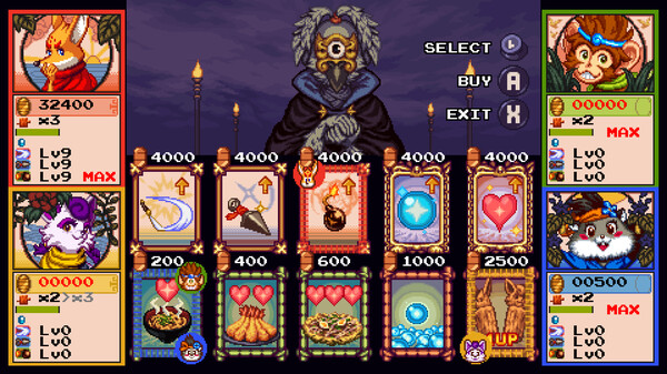 Kemono Heroes gameplay screenshot