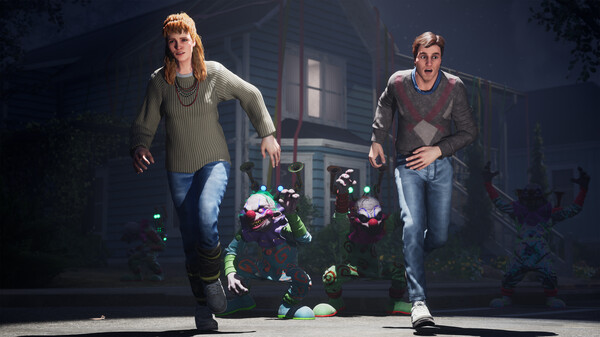 Killer Klowns from Outer Space: The Game gameplay screenshot