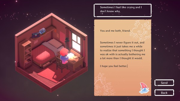 Kind Words (lo fi chill beats to write to) gameplay screenshot