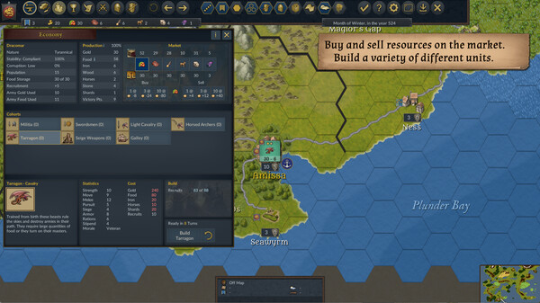 Kingdom, Dungeon, and Hero gameplay screenshot