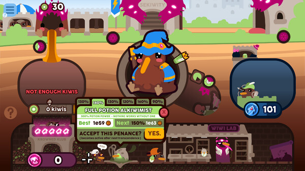 Kiwi Clicker - Juiced Up gameplay screenshot