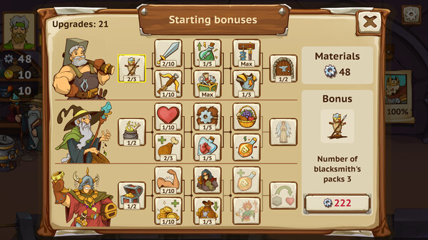 Knights of Braveland gameplay screenshot