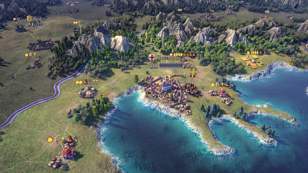Knights of Honor II: Sovereign gameplay screenshot