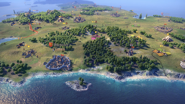 Knights of Honor II: Sovereign gameplay screenshot