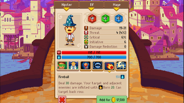 Knights of Pen and Paper 2: Free Edition gameplay screenshot