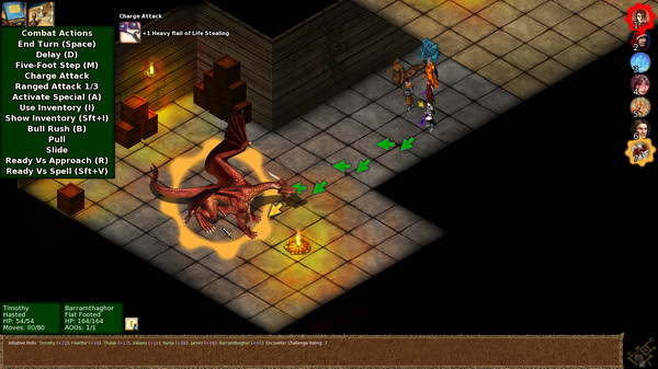 Knights of the Chalice 2 gameplay screenshot