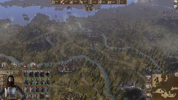 Knights of the Crusades gameplay screenshot