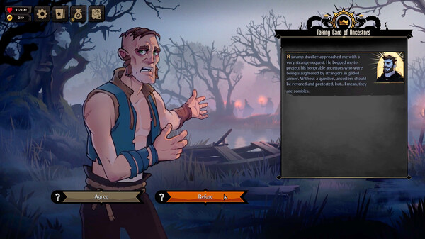 Knock on the Coffin Lid gameplay screenshot