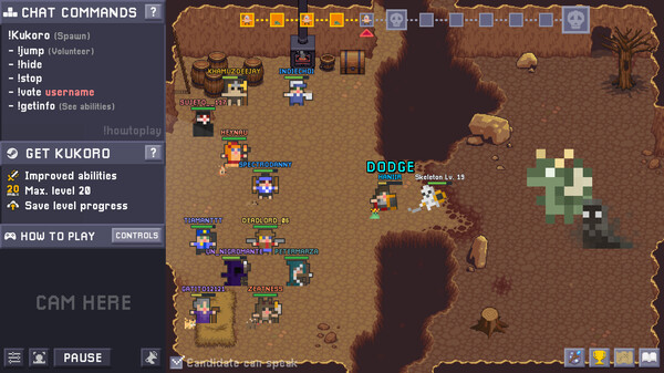 Kukoro: Stream chat games gameplay screenshot