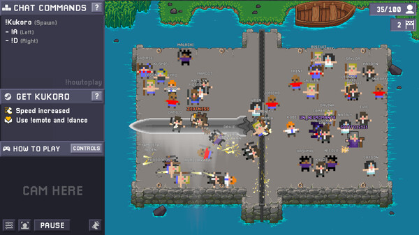 Kukoro: Stream chat games gameplay screenshot