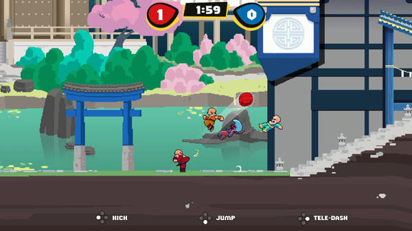 KungFu Kickball gameplay screenshot