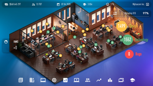 Laptop Tycoon gameplay screenshot