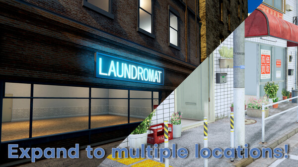 Laundromat Simulator gameplay screenshot