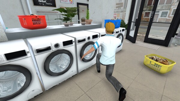 Laundry Store Simulator gameplay screenshot
