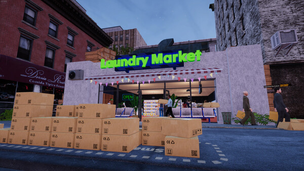 Laundry & Supermarket Simulator gameplay screenshot