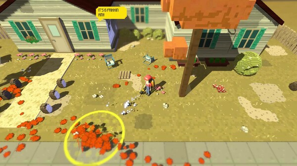Leaf Blower Man: This Game Blows! gameplay screenshot